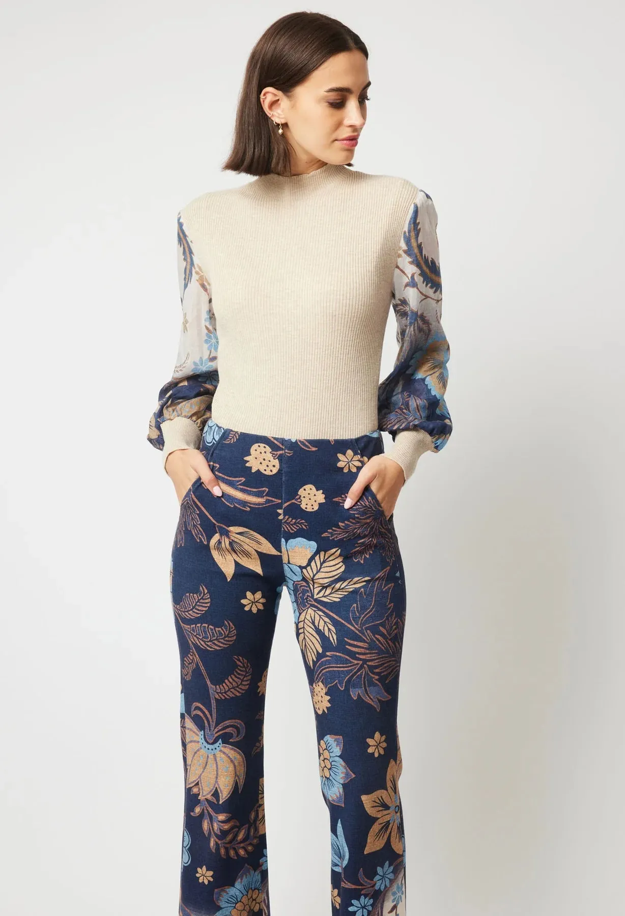 GETTY PONTE PANT | Lotus Flower