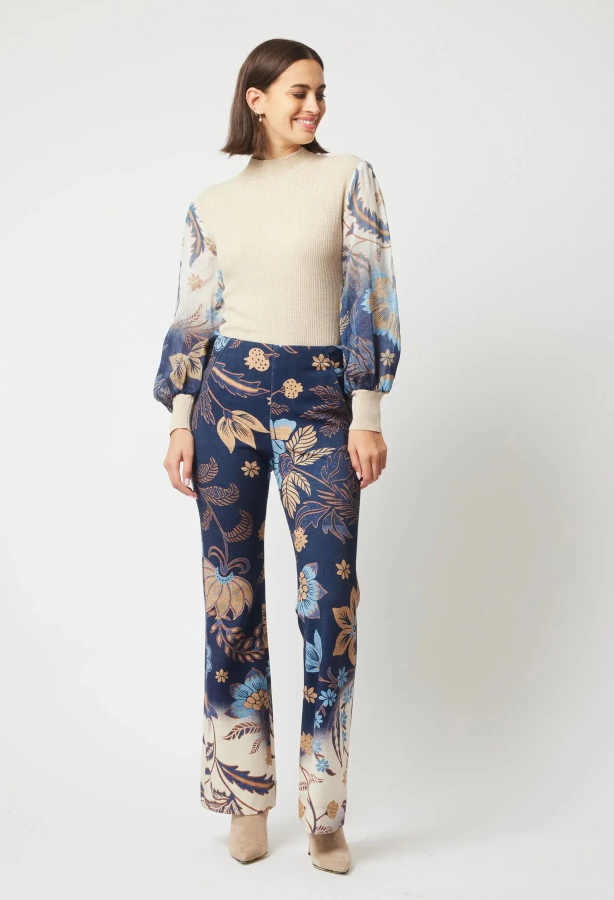 GETTY PONTE PANT | Lotus Flower