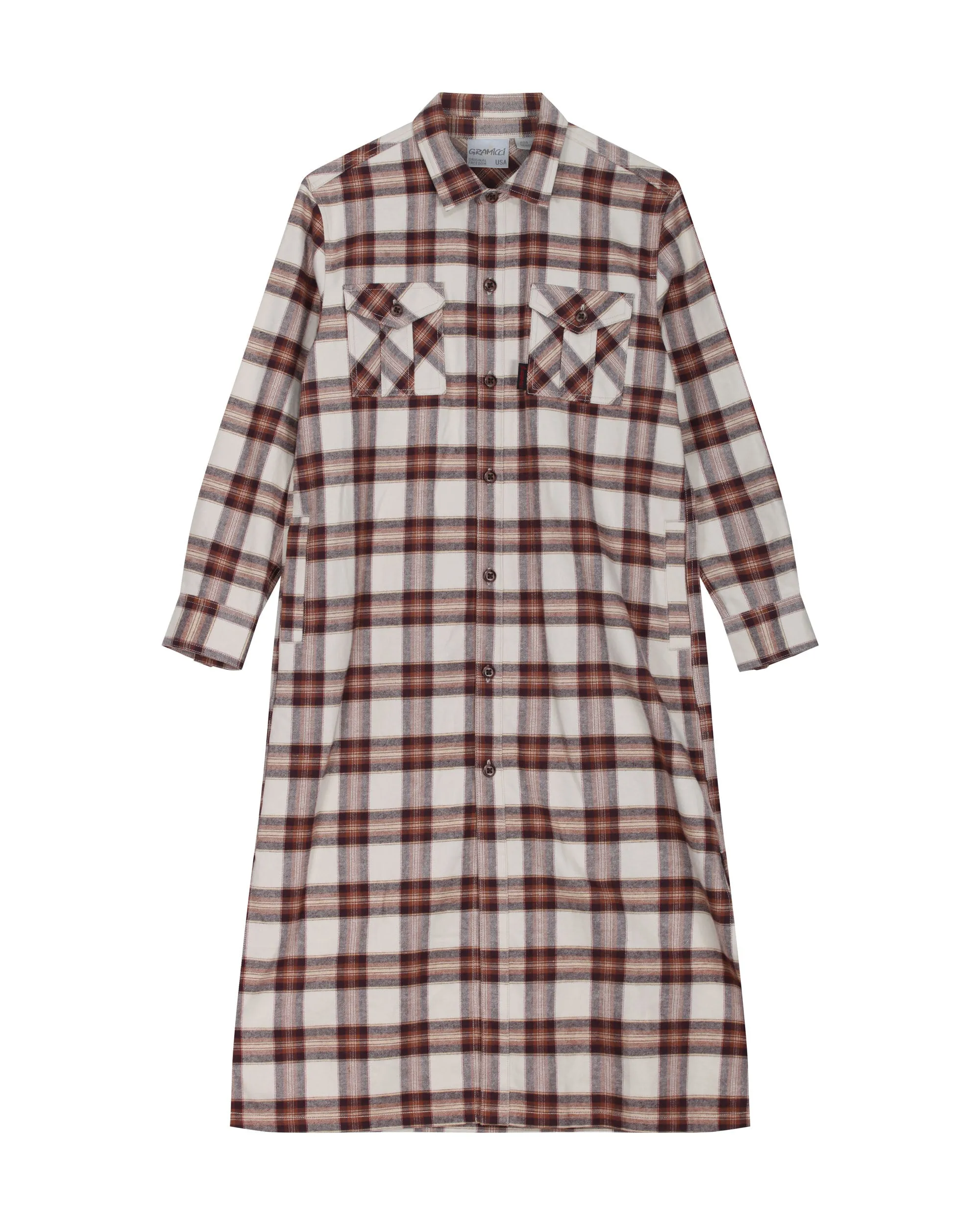 Gramicci Flannel Shirt Dress