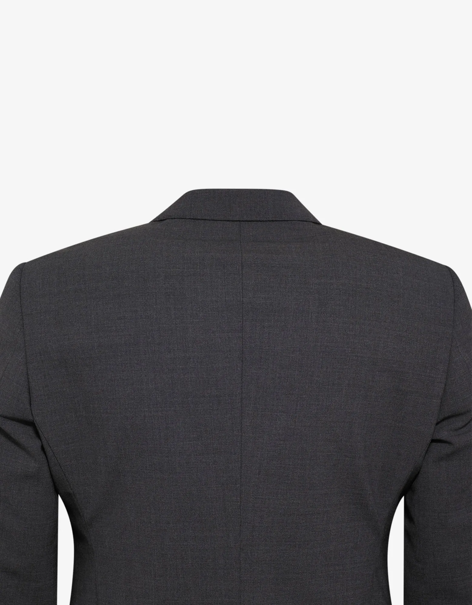 Grey Wool-Blend Two-Button Suit -