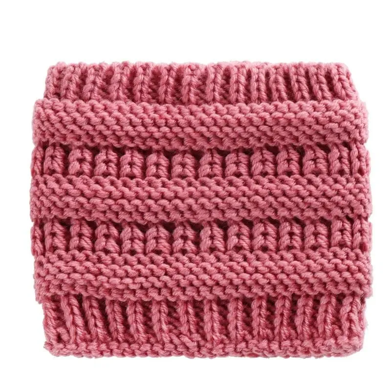 Headwrap Ponytail Beanie