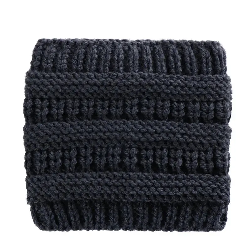 Headwrap Ponytail Beanie