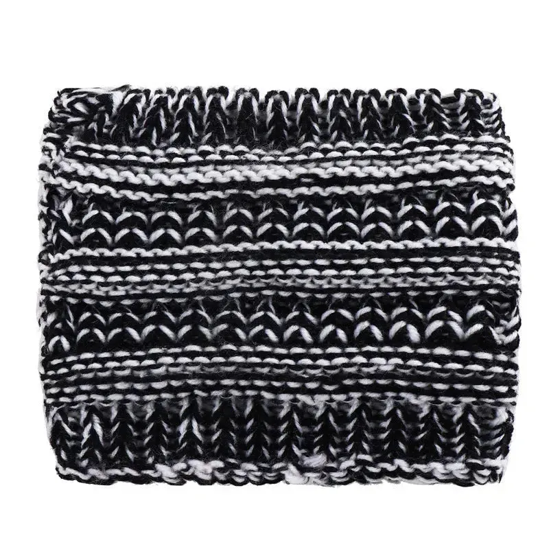 Headwrap Ponytail Beanie