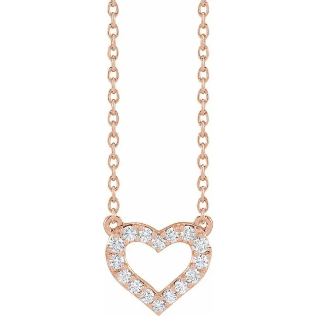 Heart Diamond Necklace