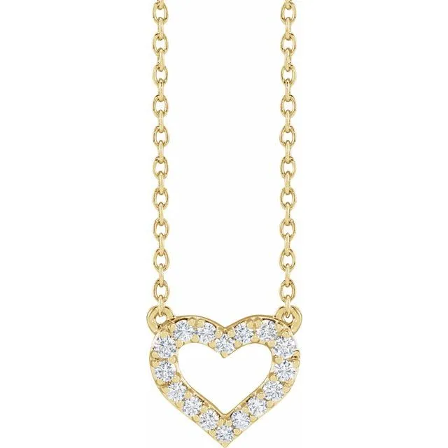 Heart Diamond Necklace