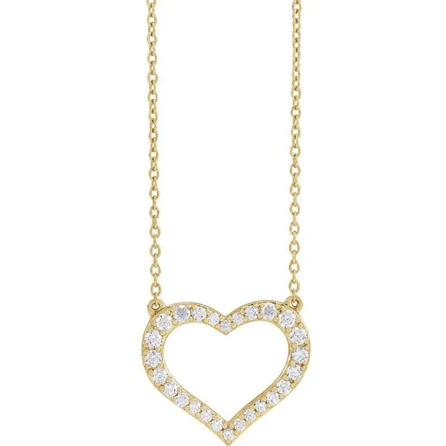 Heart Diamond Necklace