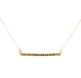 Horizon Black Diamond Necklace