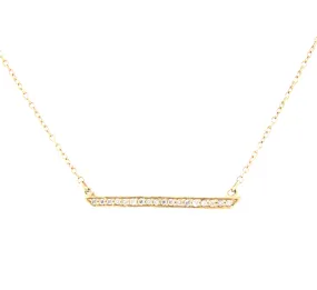 Horizon White Diamond Necklace