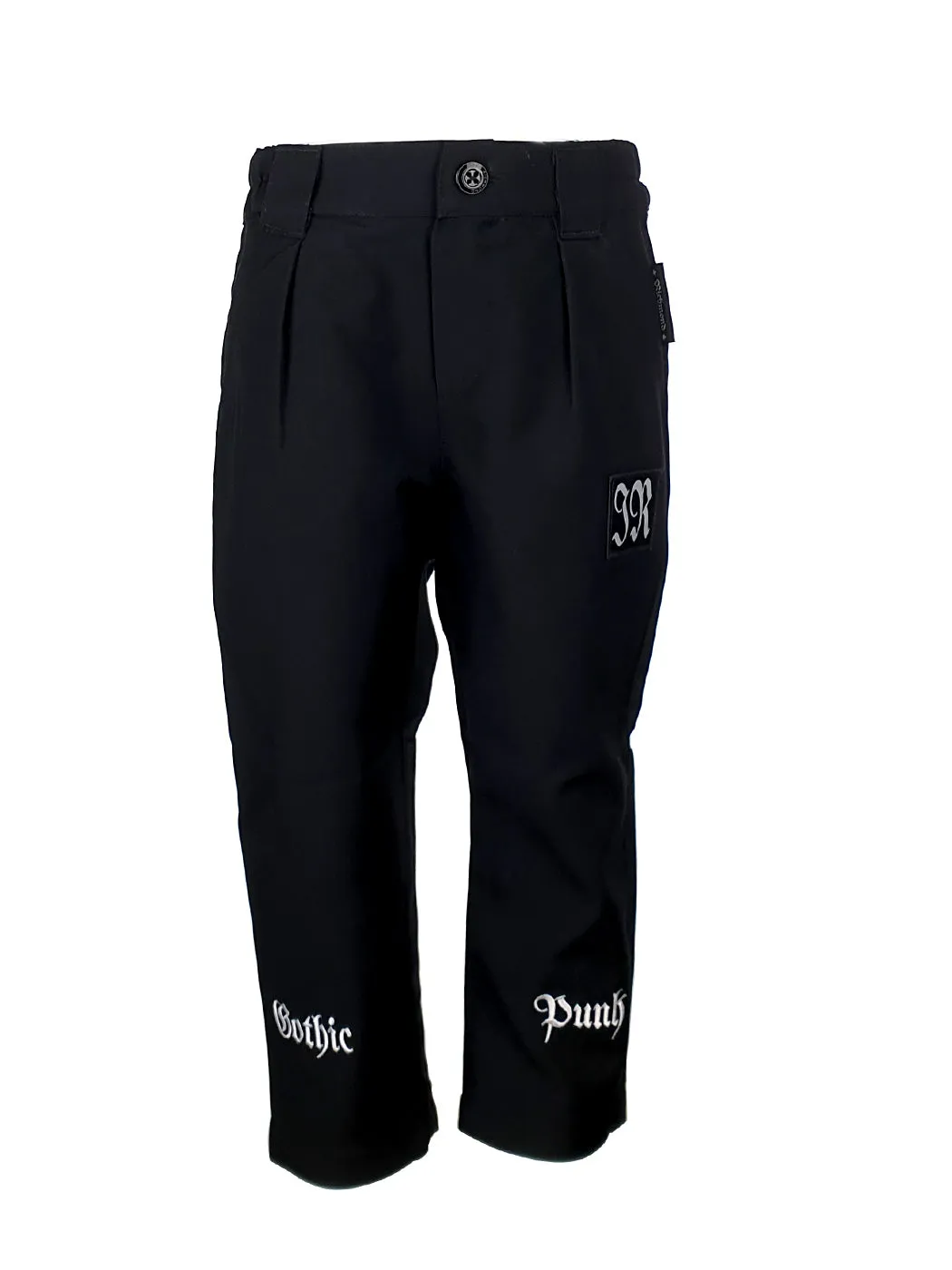 JOHN RICHMOND-Boy's straight-leg trousers with logo-RIP23083PANE