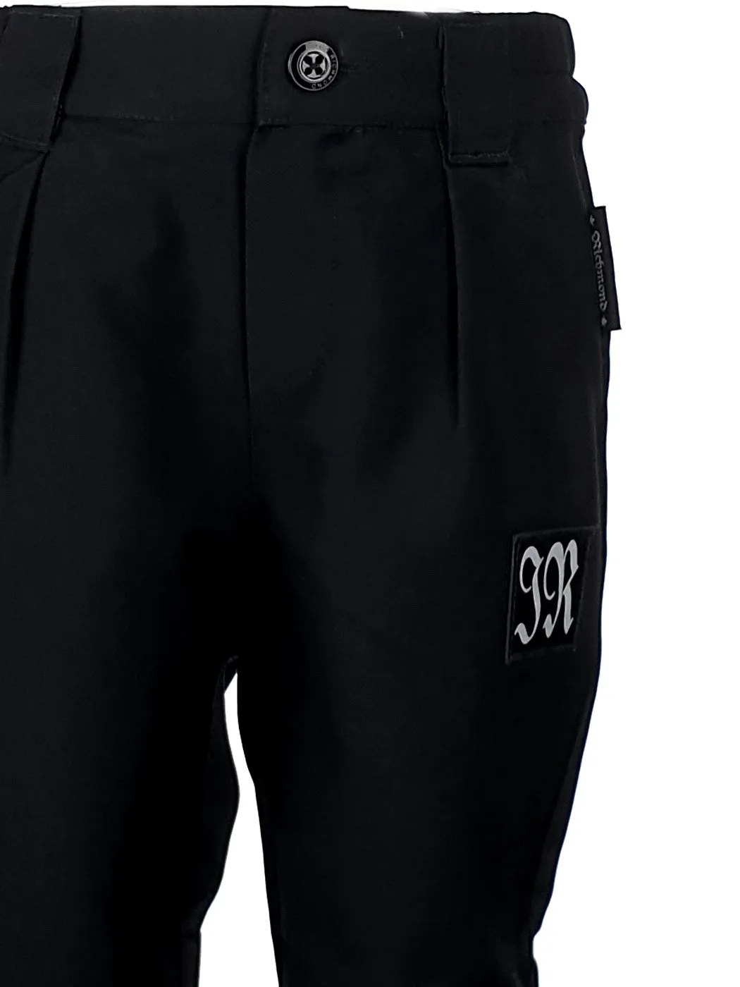 JOHN RICHMOND-Boy's straight-leg trousers with logo-RIP23083PANE