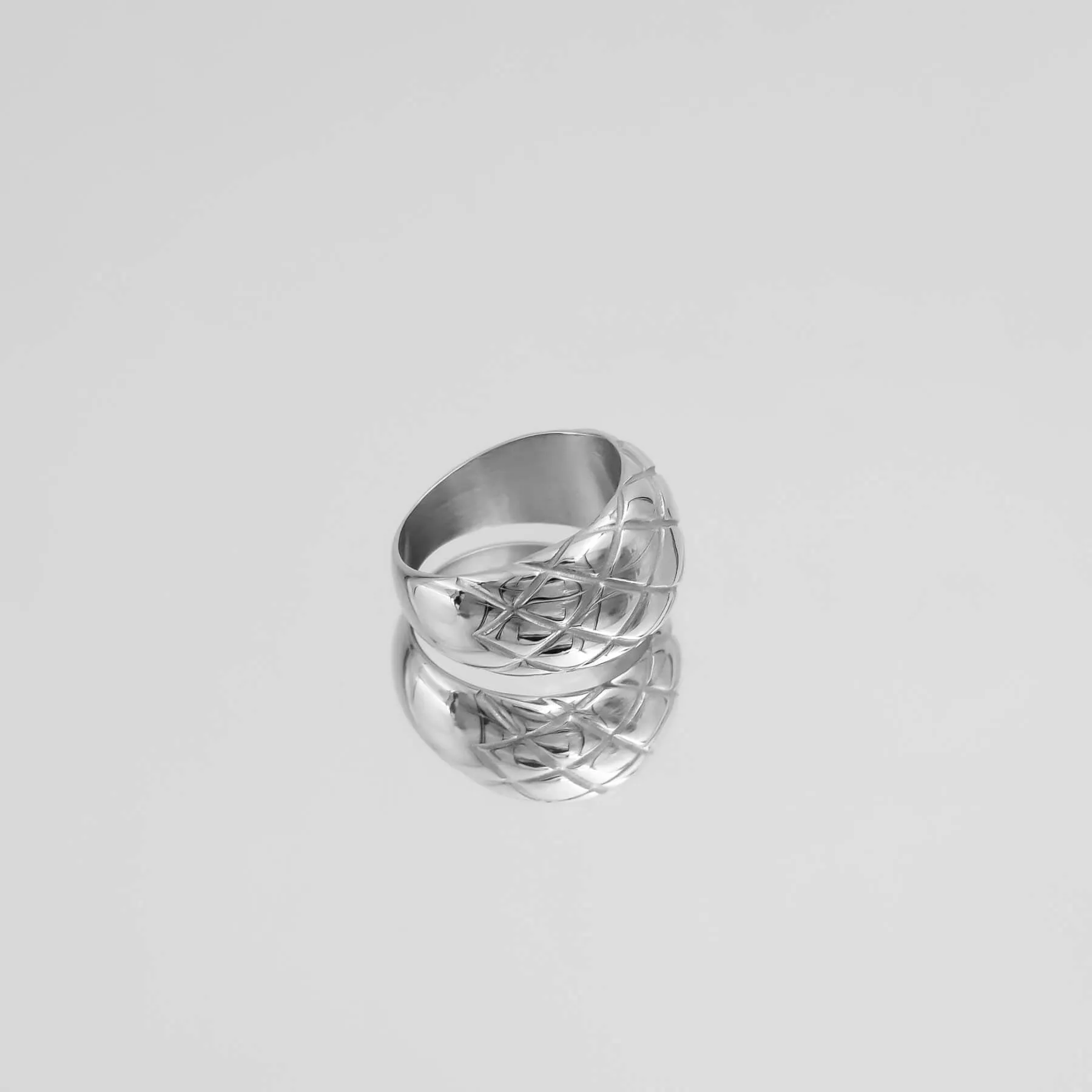 Kara Dome Ring | Silver