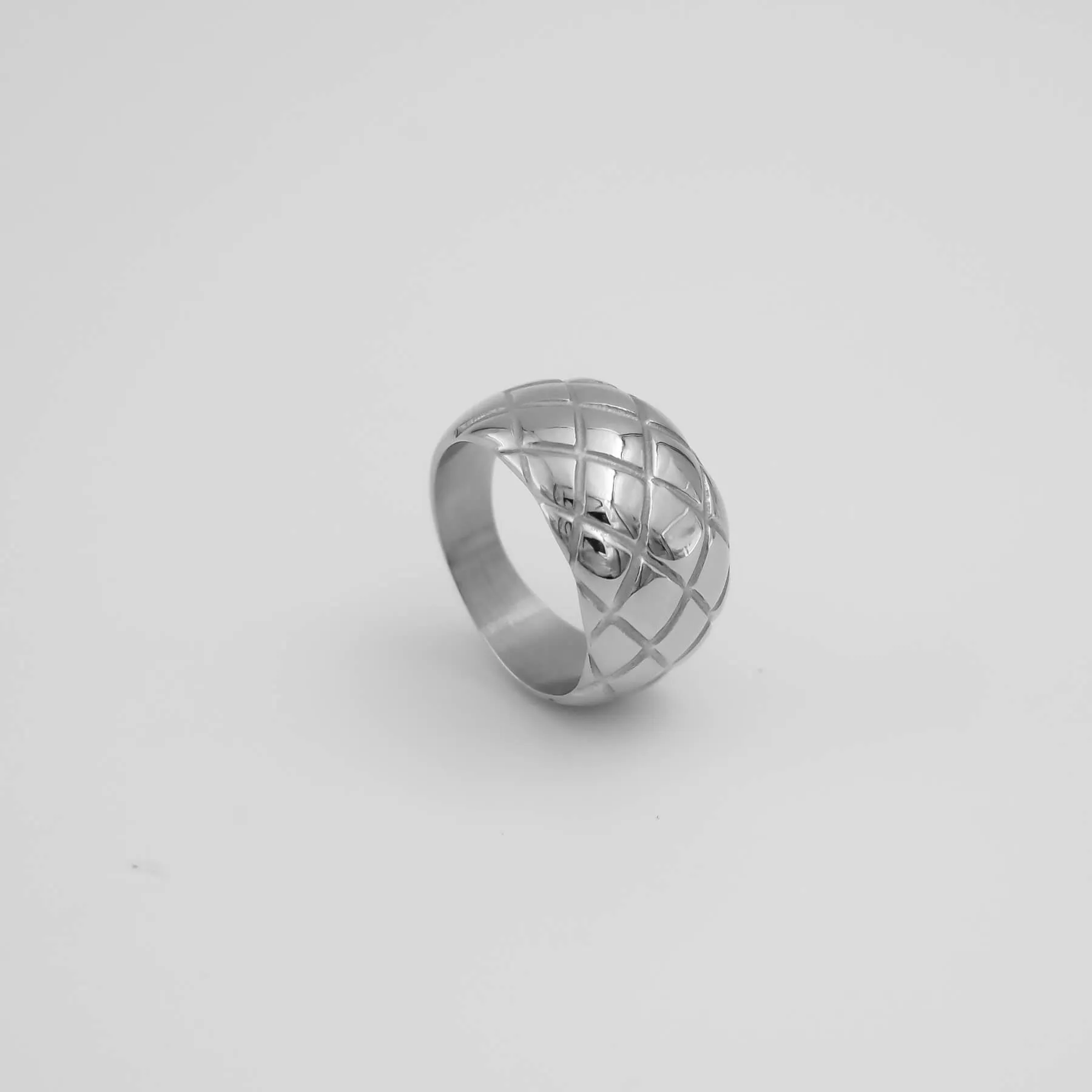 Kara Dome Ring | Silver