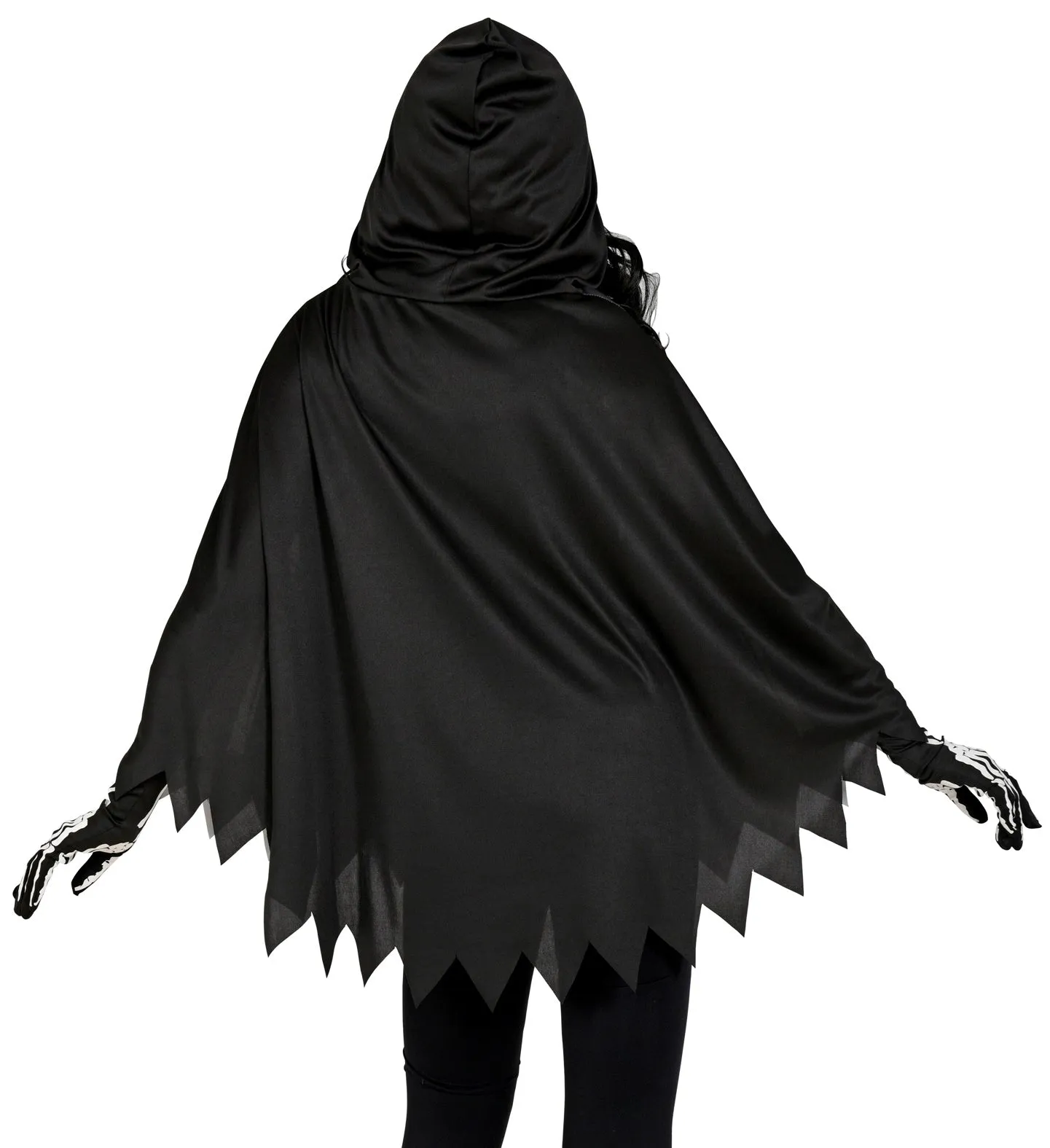 Ladies Skeleton Adult Poncho