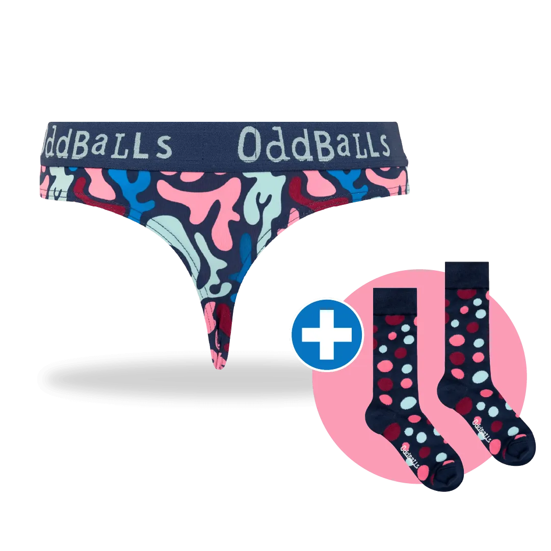 Ladies Thong & Free Socks - Monthly Subscription [G2]