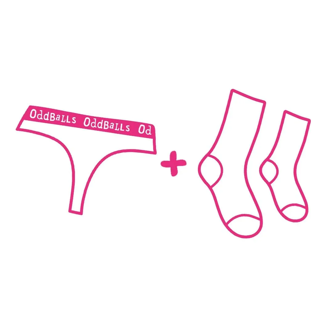 Ladies Thong & Free Socks - Monthly Subscription [G2]