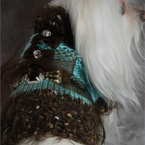 Lady Chocolat A La Menthe "Chocolate Mint" Dog Sweater Teacup