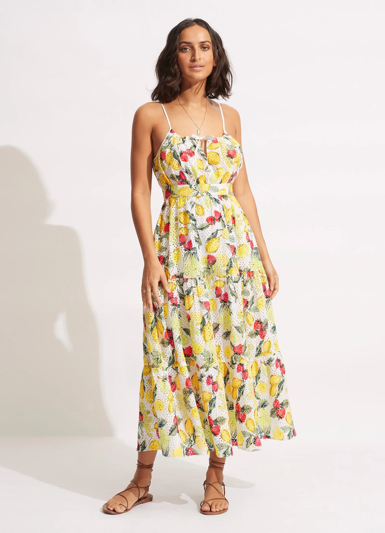 Lemoncello Tiered Dress - Lemoncello