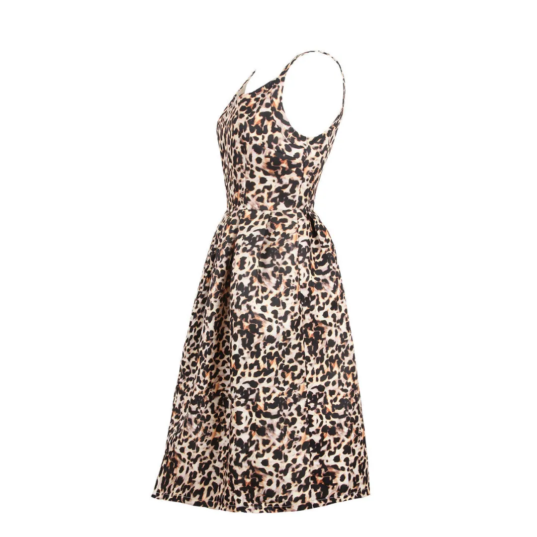 Leopard Print Prom Dress SIZE M