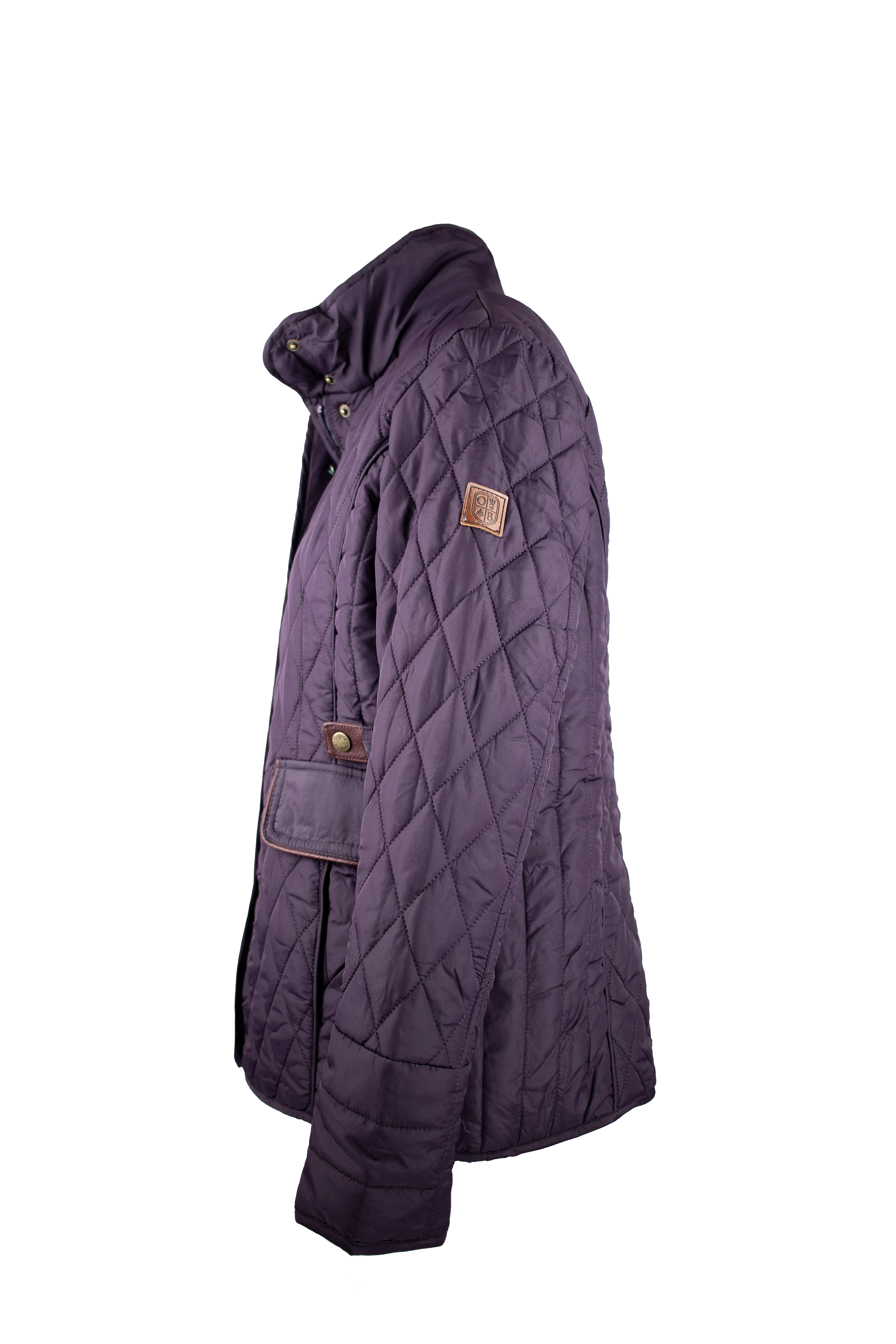 LJ002 - Ladies Maya Quilted Jacket - PLUM