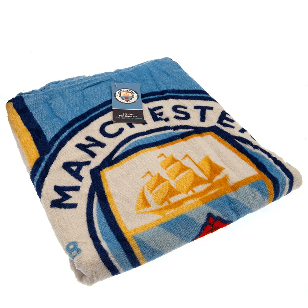 Manchester City FC Kids Hooded Towel