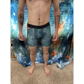 Men's volcom medium tropical leaves compression shorts