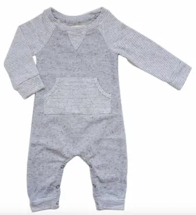 Miki Miette - Leo Romper in Heather Grey