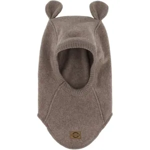 Mikk-Line Cotton Fleece Balaclava with Ears Melange Denver