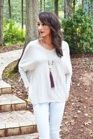 Normandy Fringe Sweater