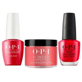 OPI Trio: L64 Cajun Shrimp