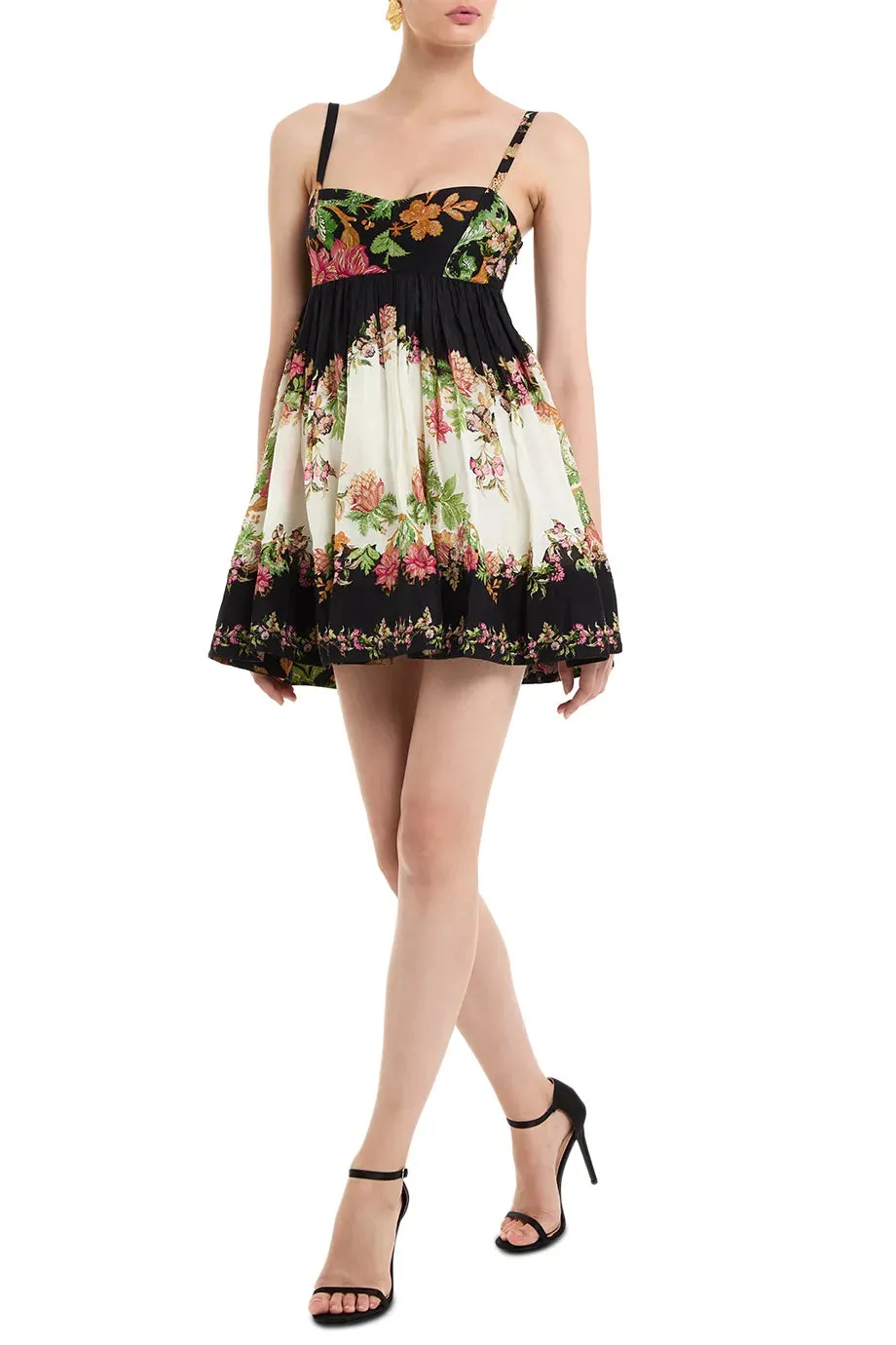 Pahi Floral Dress With Quilted Yoke