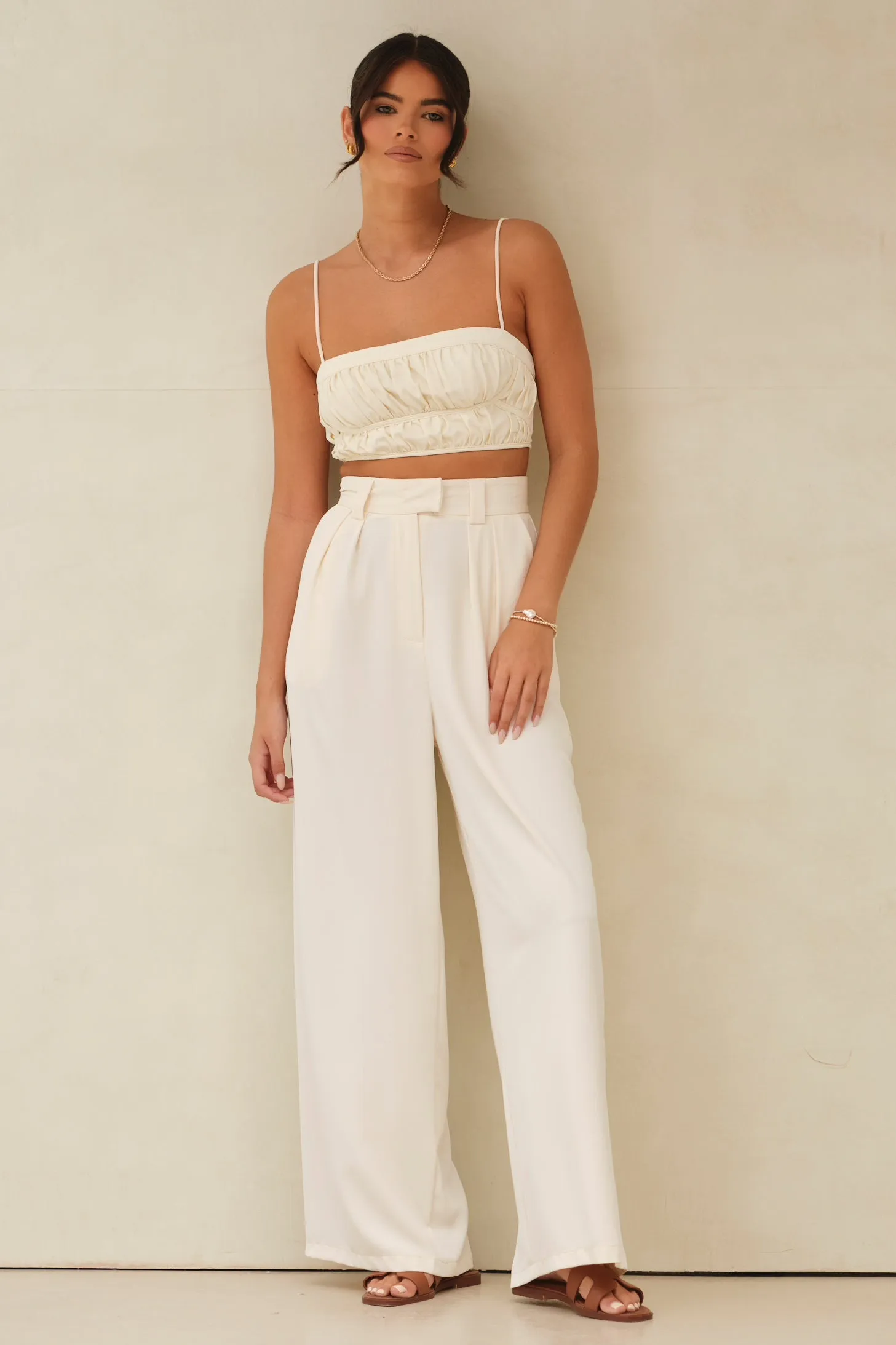 Penelope Top & Pants Co-ord White