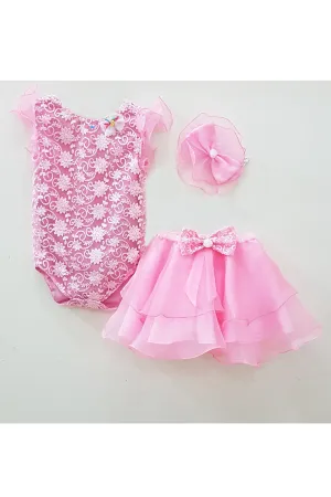 Pink smash cake outfit for girls