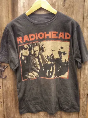 Radiohead Vintage Black T-Shirt with Captain Boot Tag