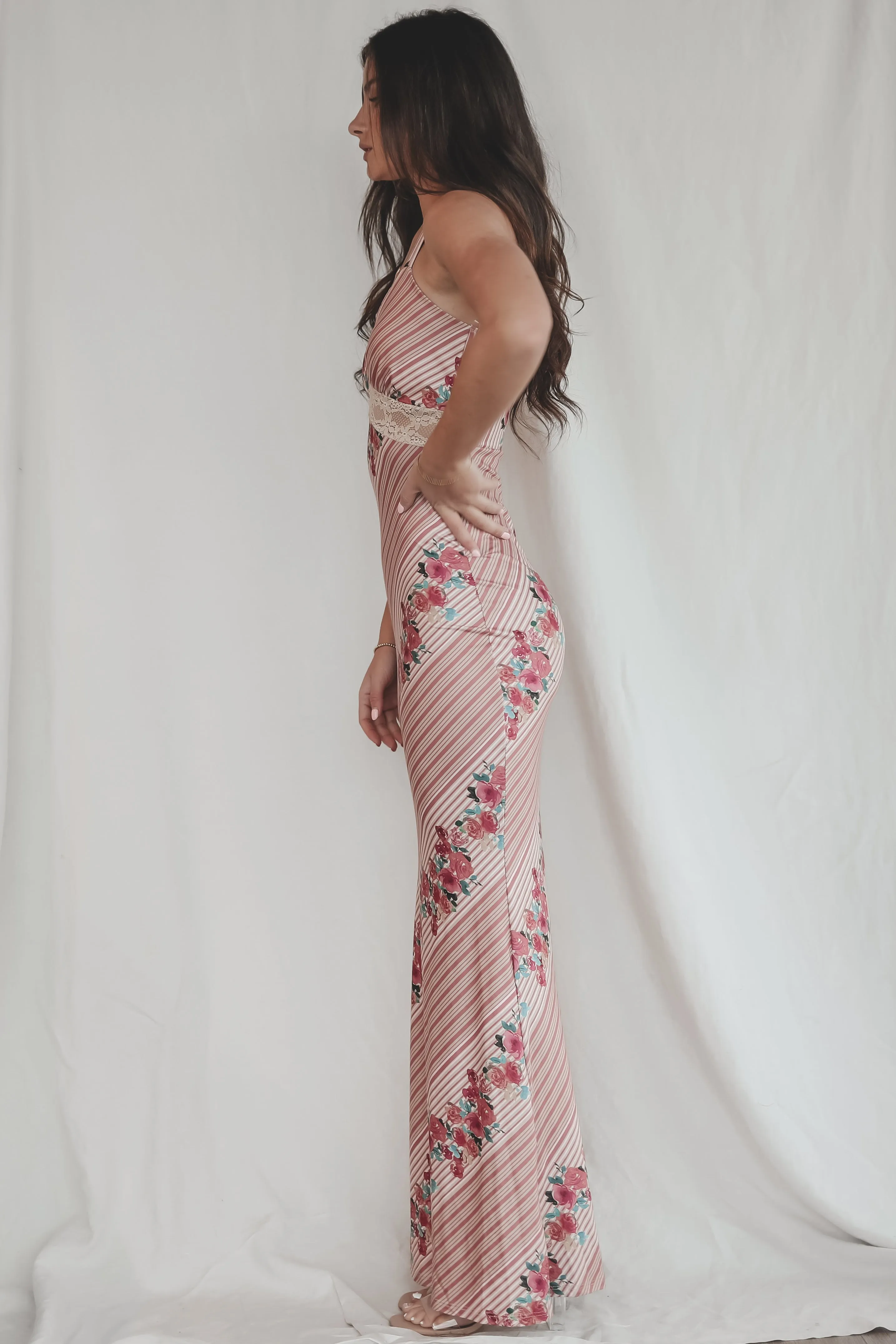 Romance Is In The Air Floral Maxi Dress