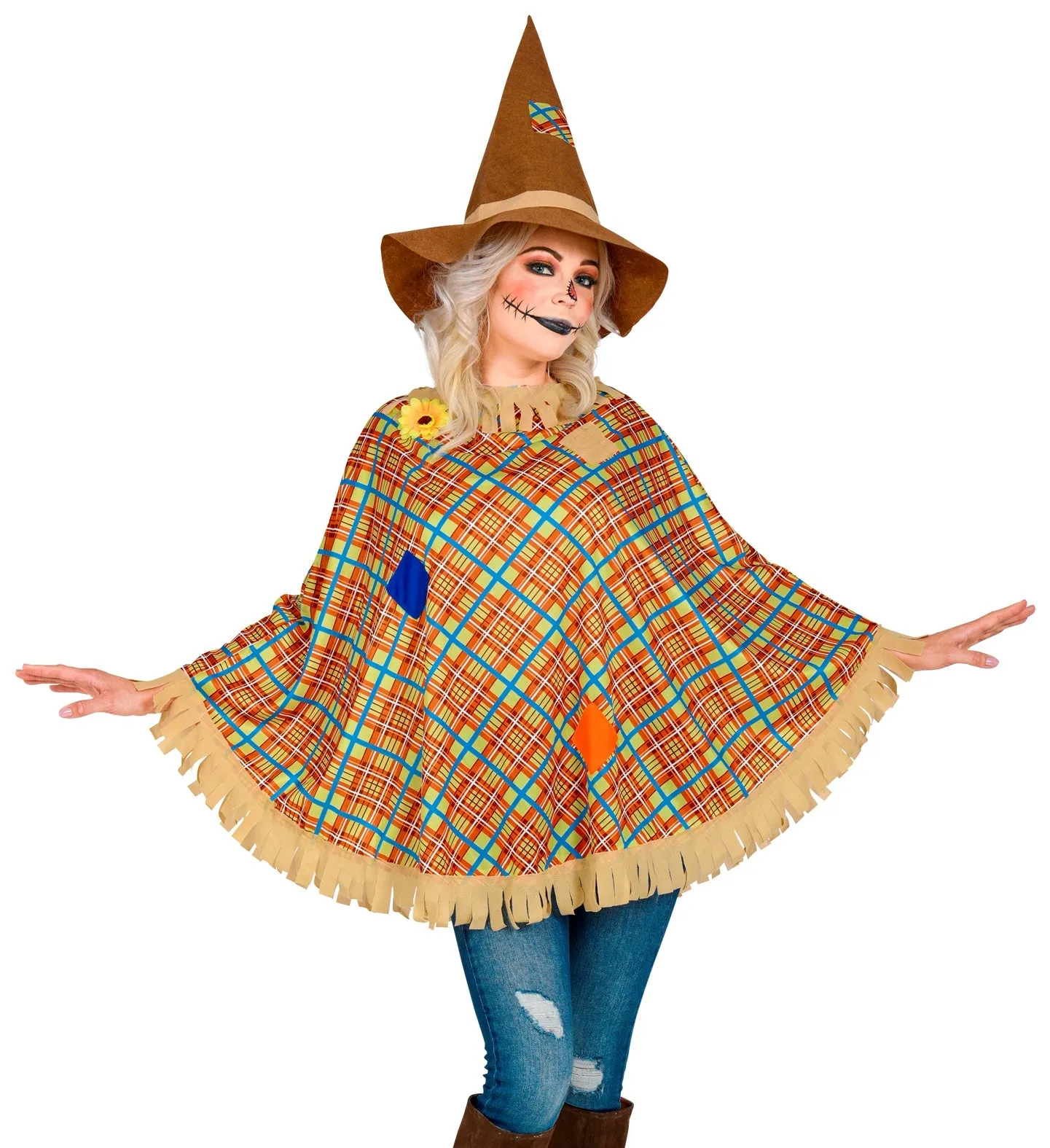 Scarecrow Poncho Adult