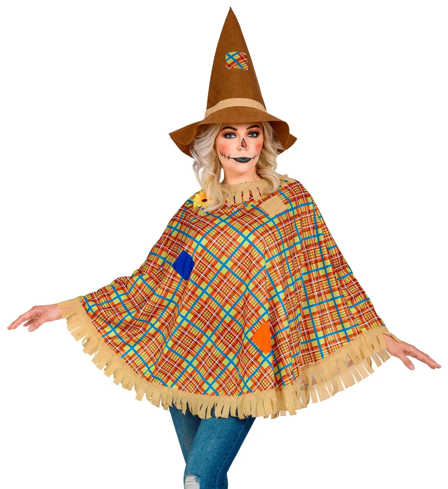 Scarecrow Poncho Adult