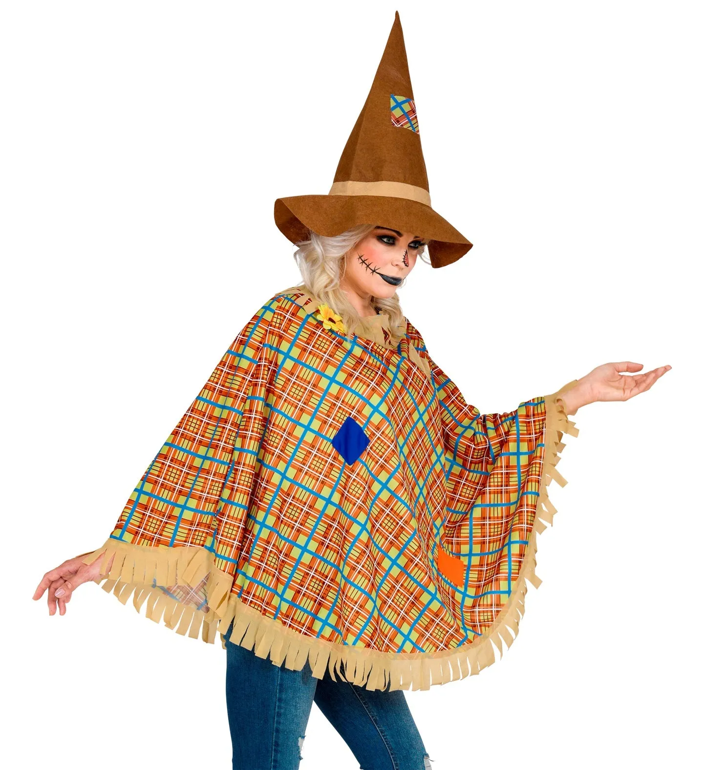 Scarecrow Poncho Adult