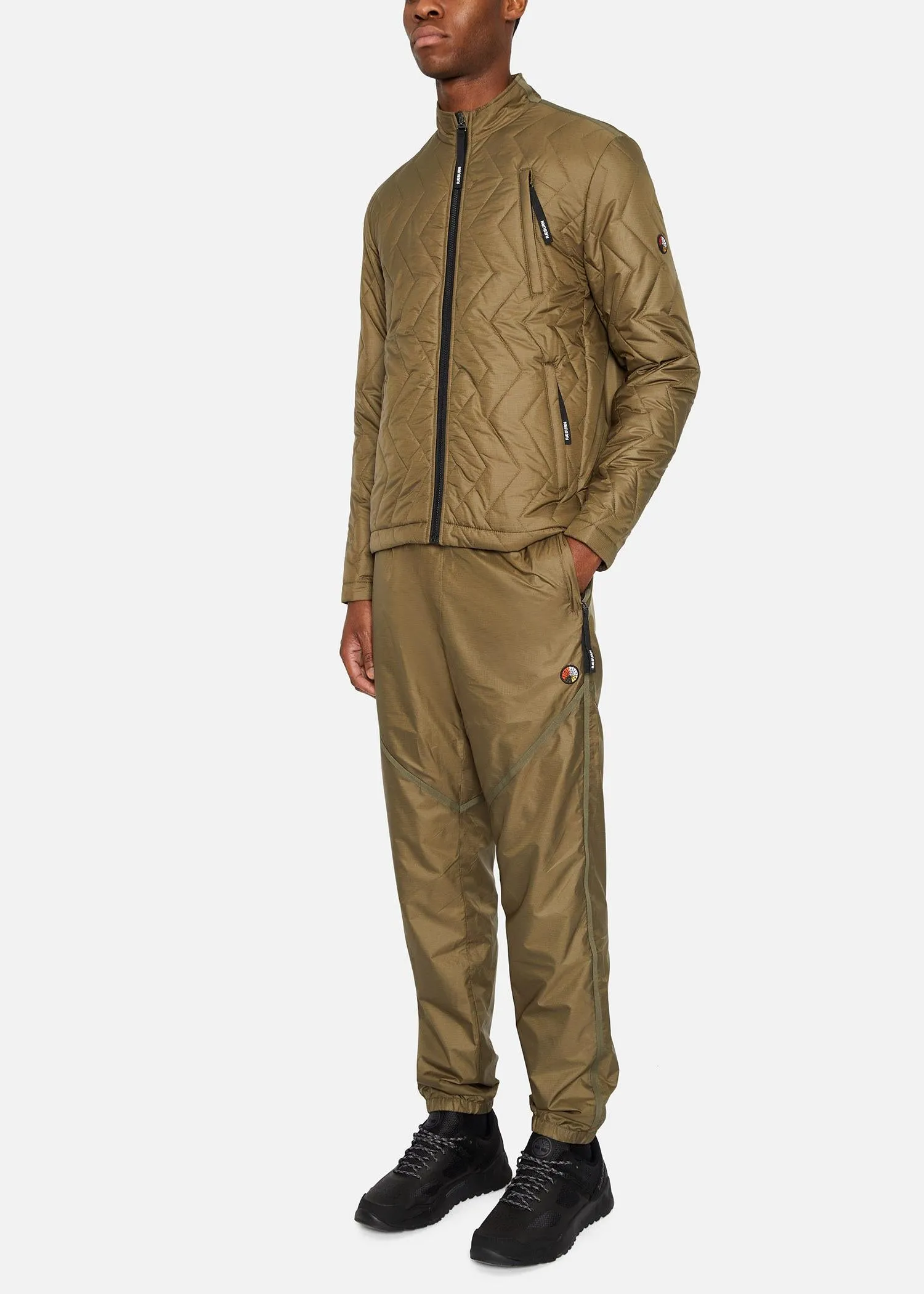 SI QUILTED BLOUSON OLIVE