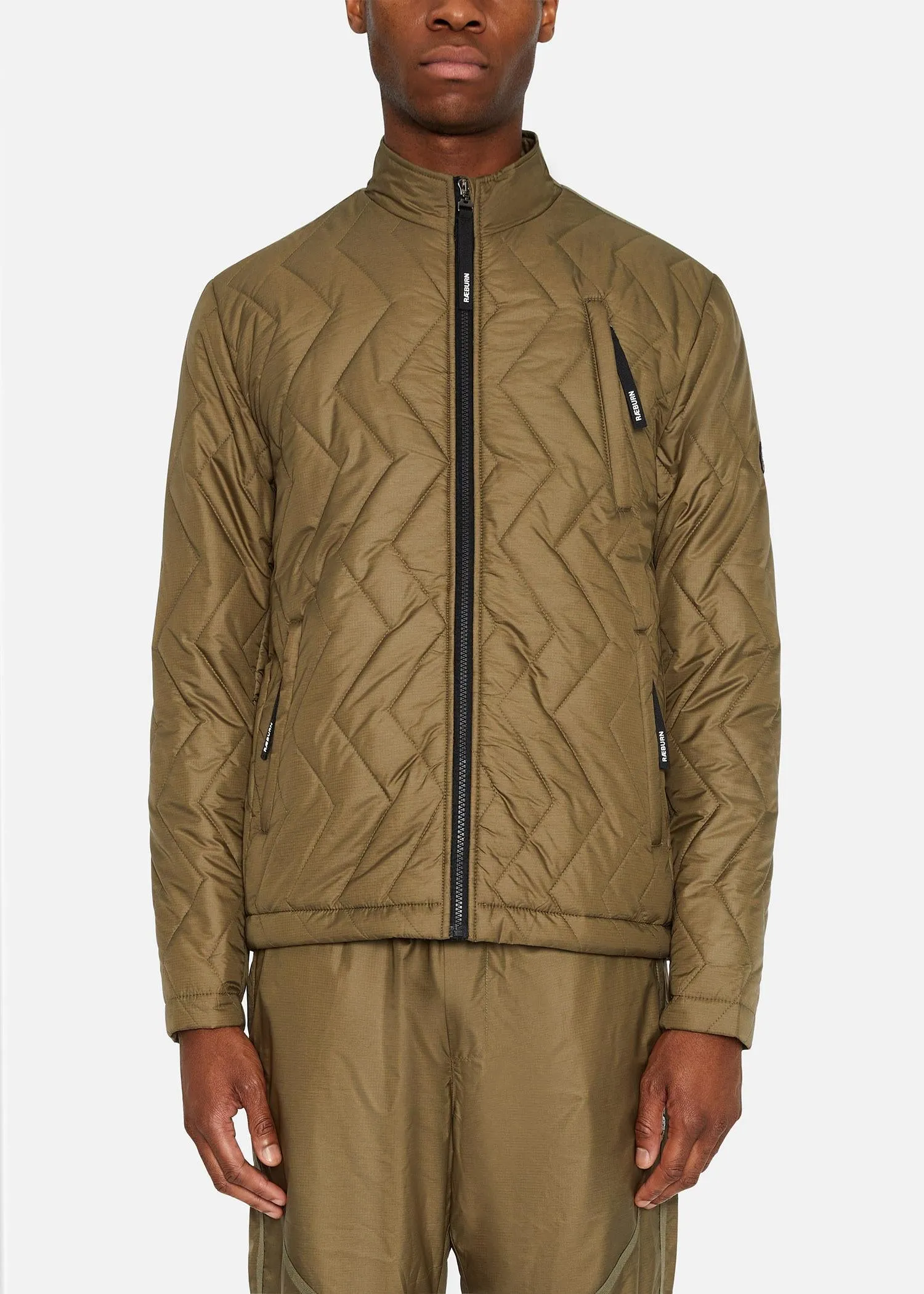 SI QUILTED BLOUSON OLIVE