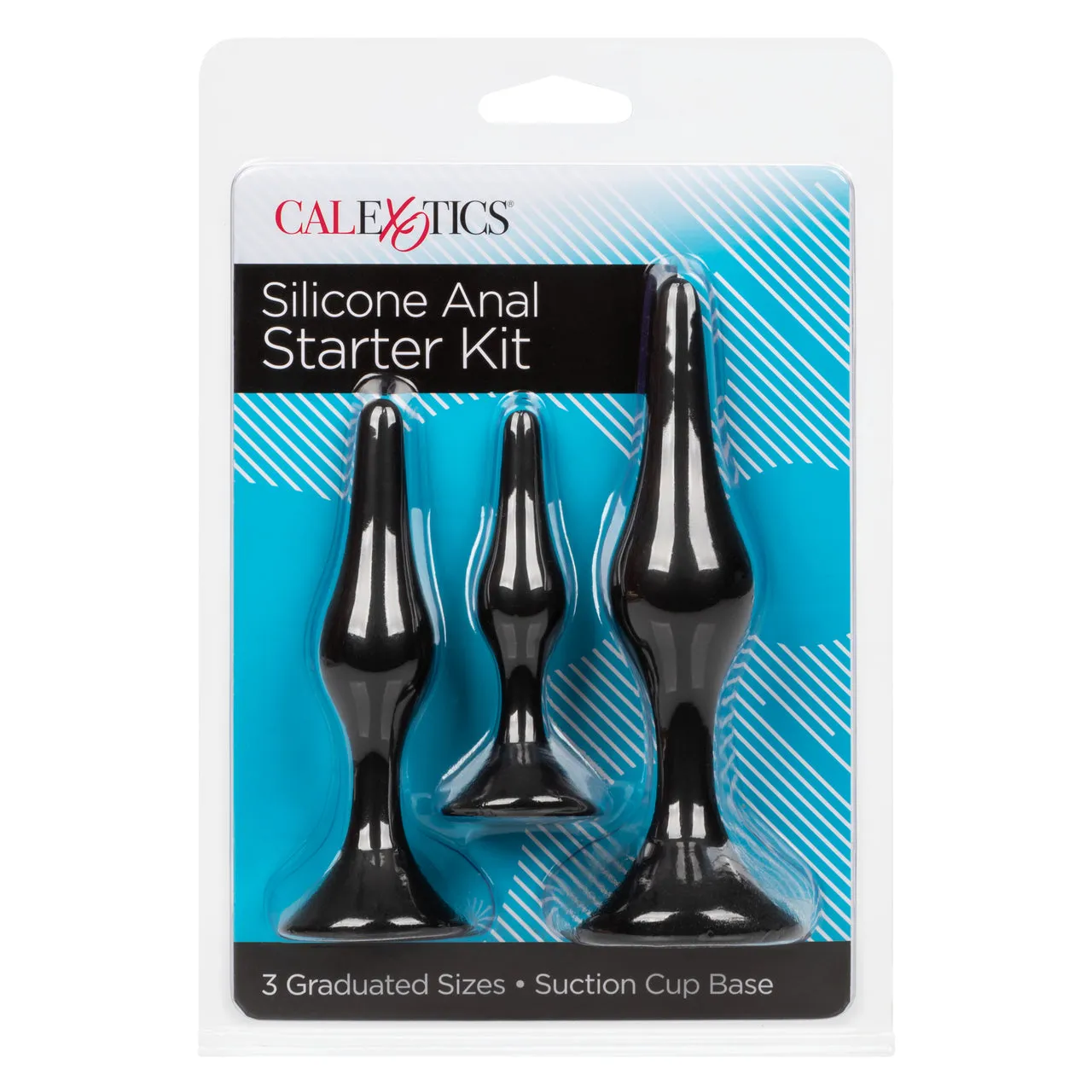 Silicone Anal Starter Kit - 3 Butt Plugs