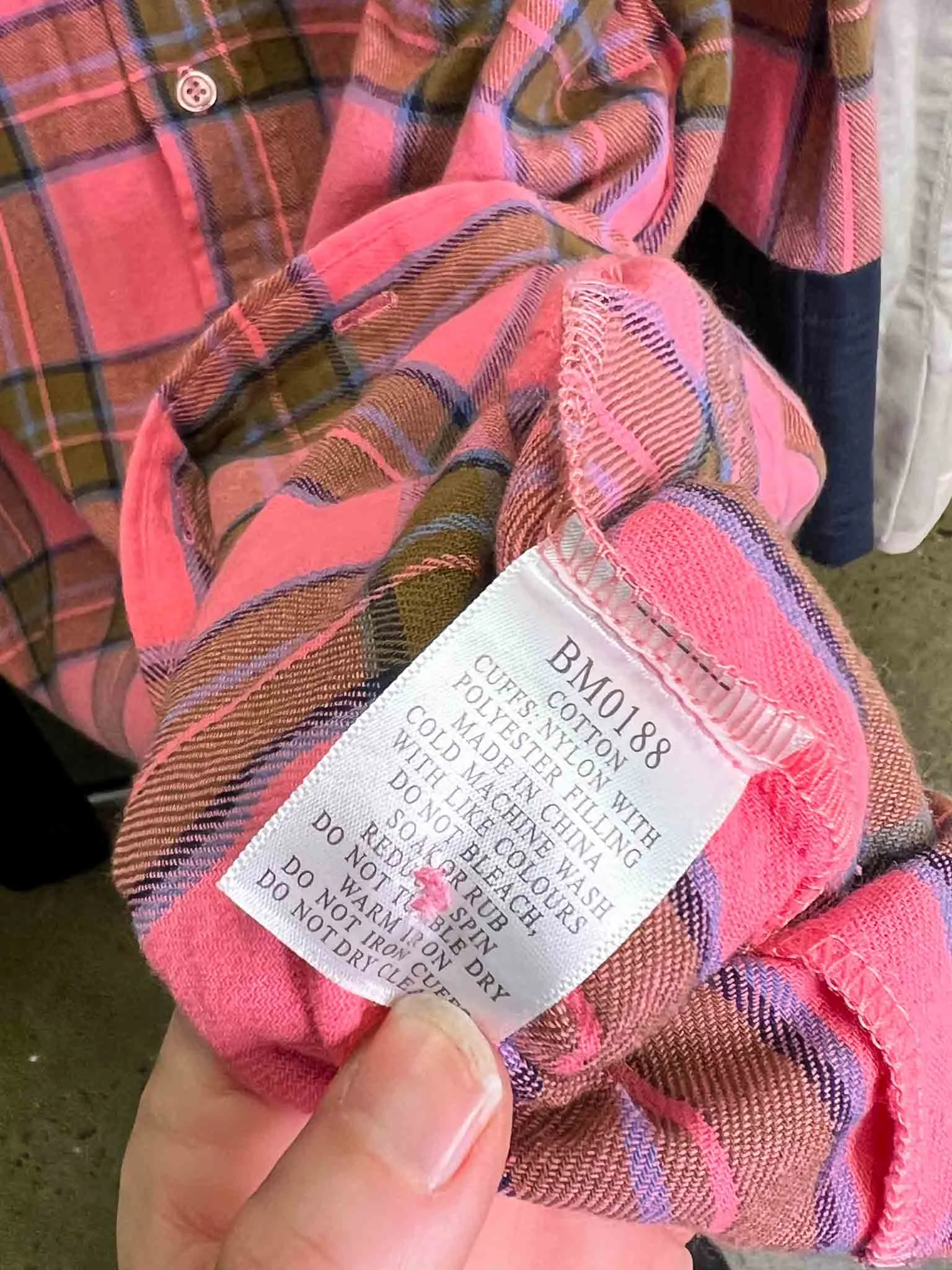 Size S - Barry Made Pink Flannel Midi Dress