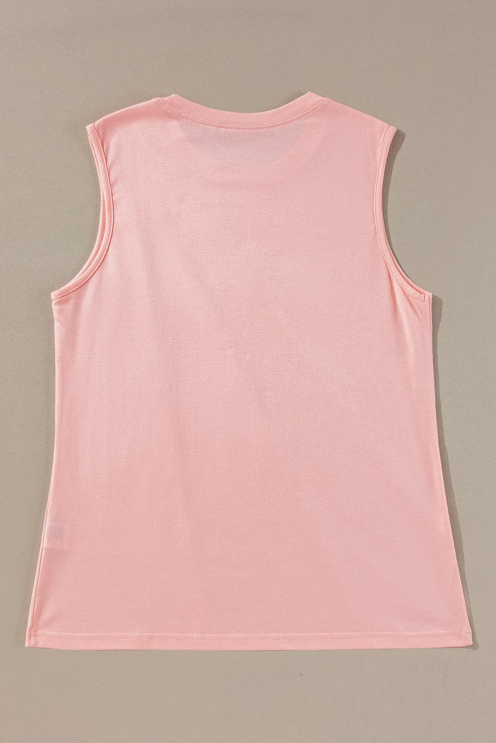 Solid Color Crew Neck Pleated Sleeveless Top – Keep It Simple, Keep It Sexy 💖