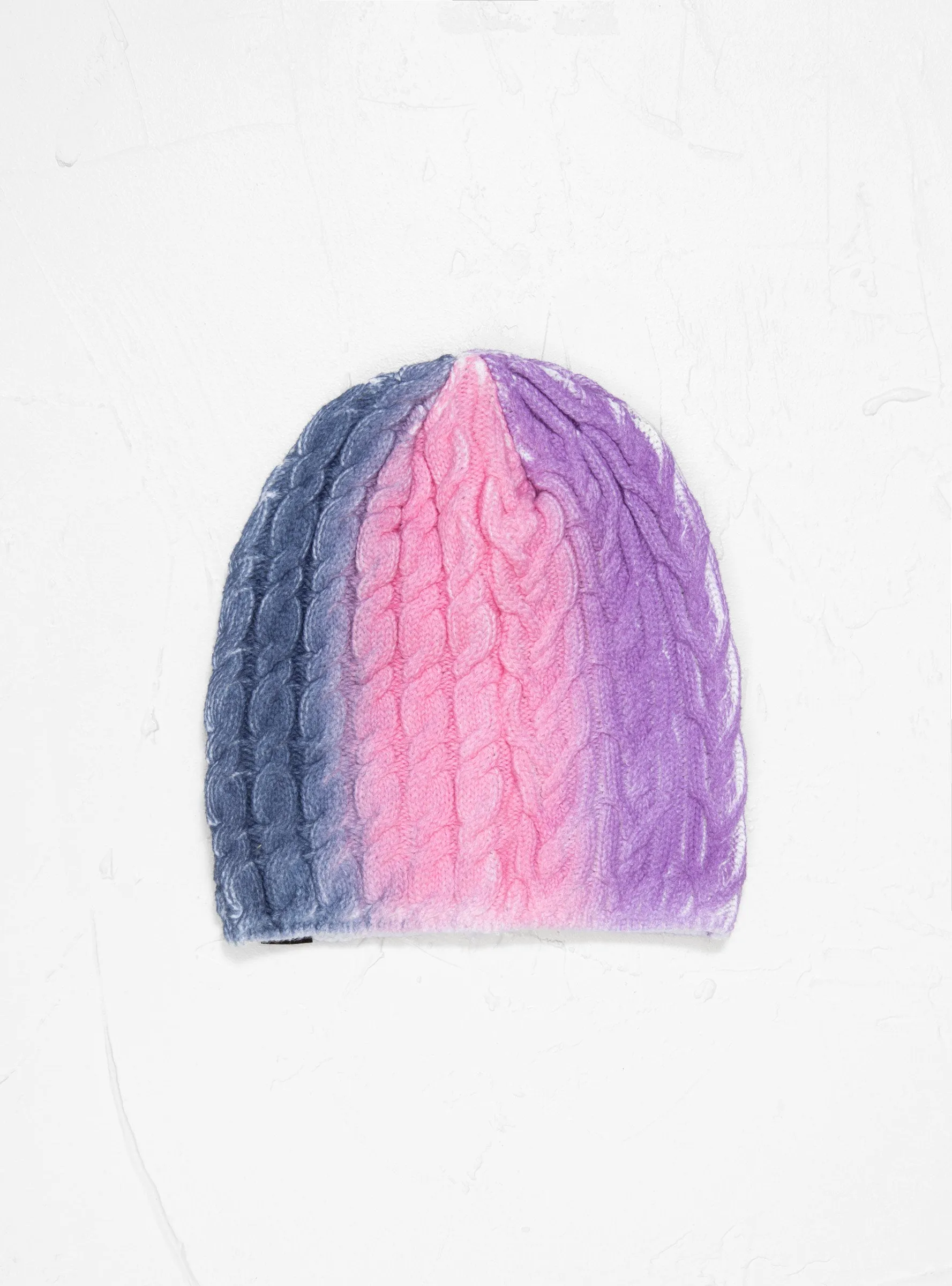 Spray Multi Knit Beanie Purple Multi