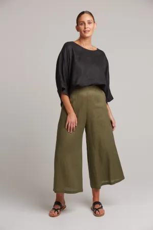 Studio Crop Pant - Khaki