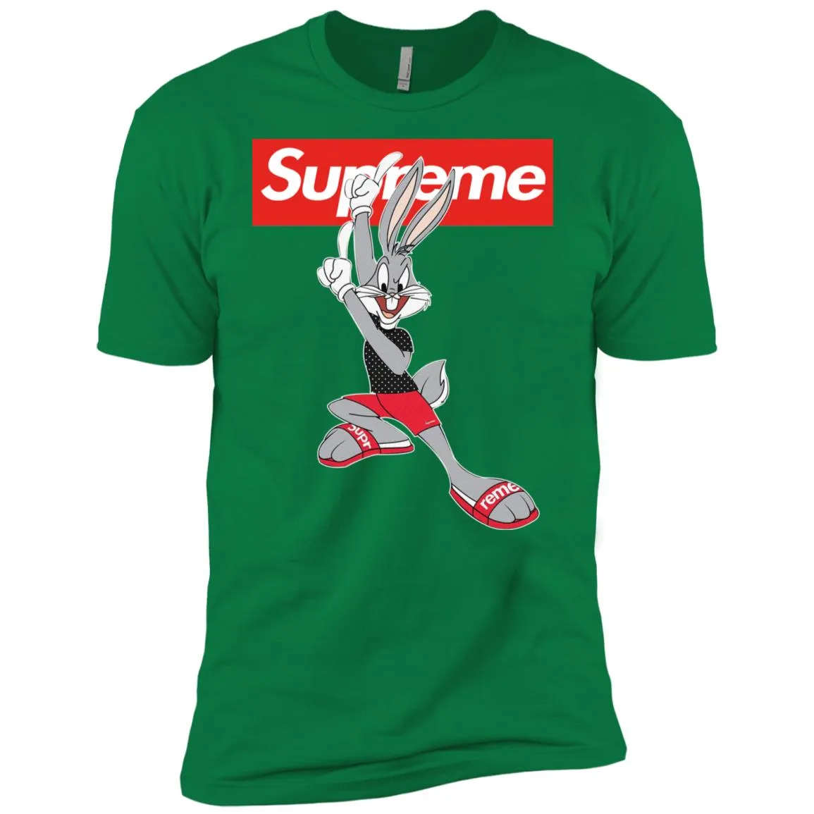 Supreme Rabbit Cute Stylelist T-shirt Men Short Sleeve T-Shirt