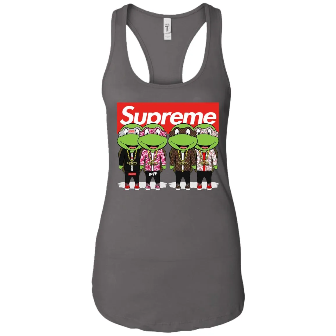 Supreme Turtle T-shirt Women Tank Top