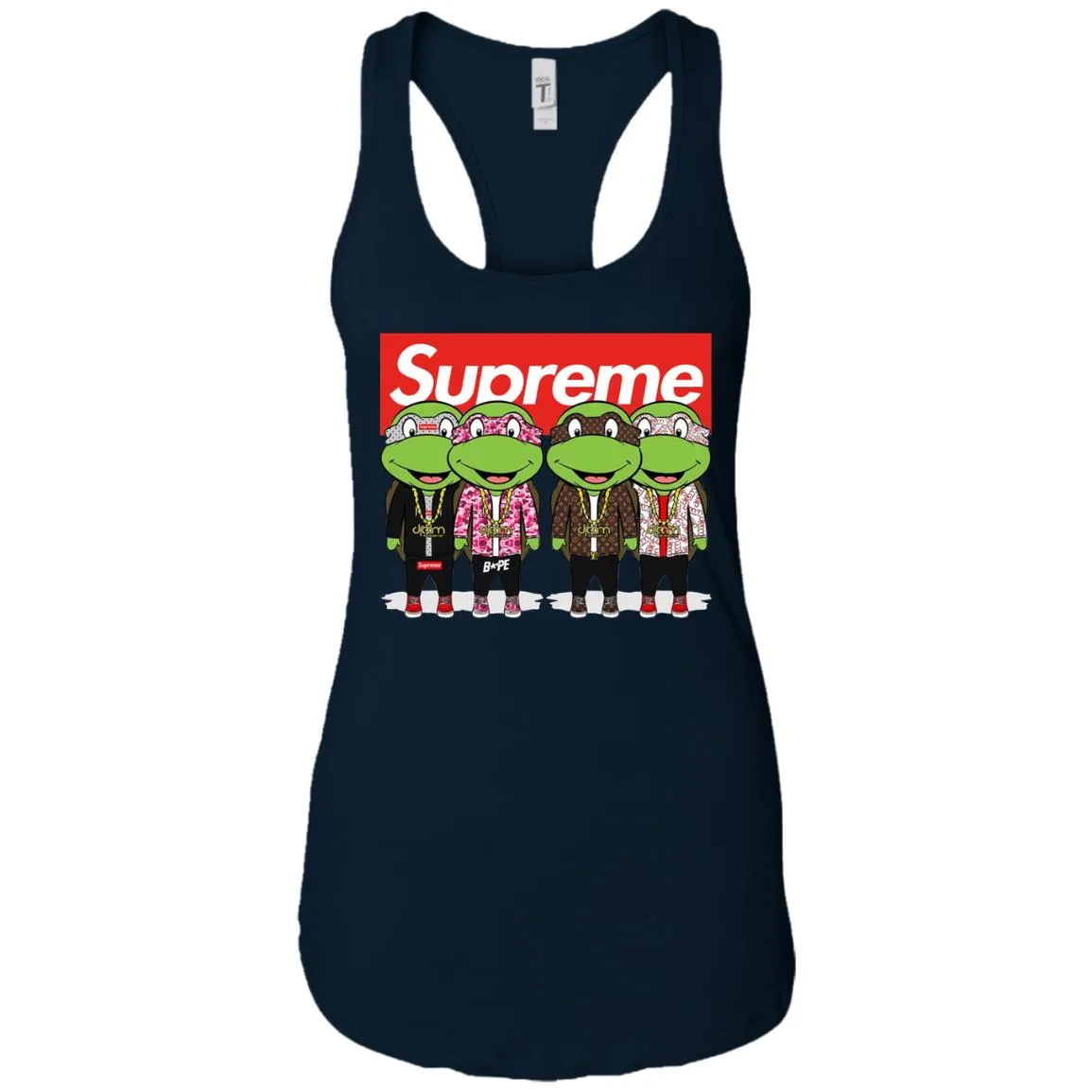 Supreme Turtle T-shirt Women Tank Top