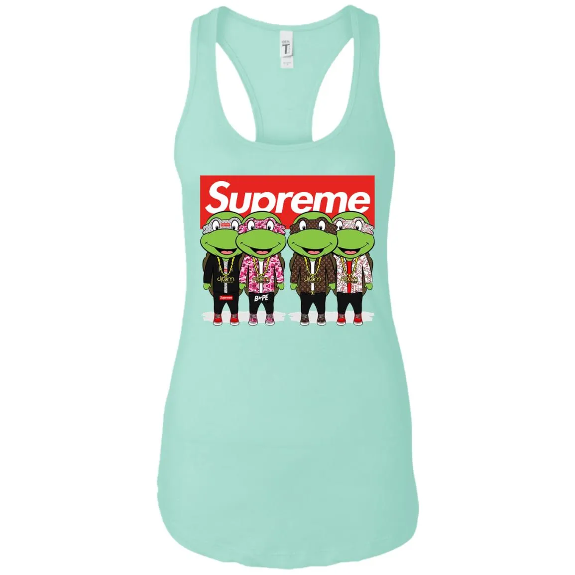 Supreme Turtle T-shirt Women Tank Top