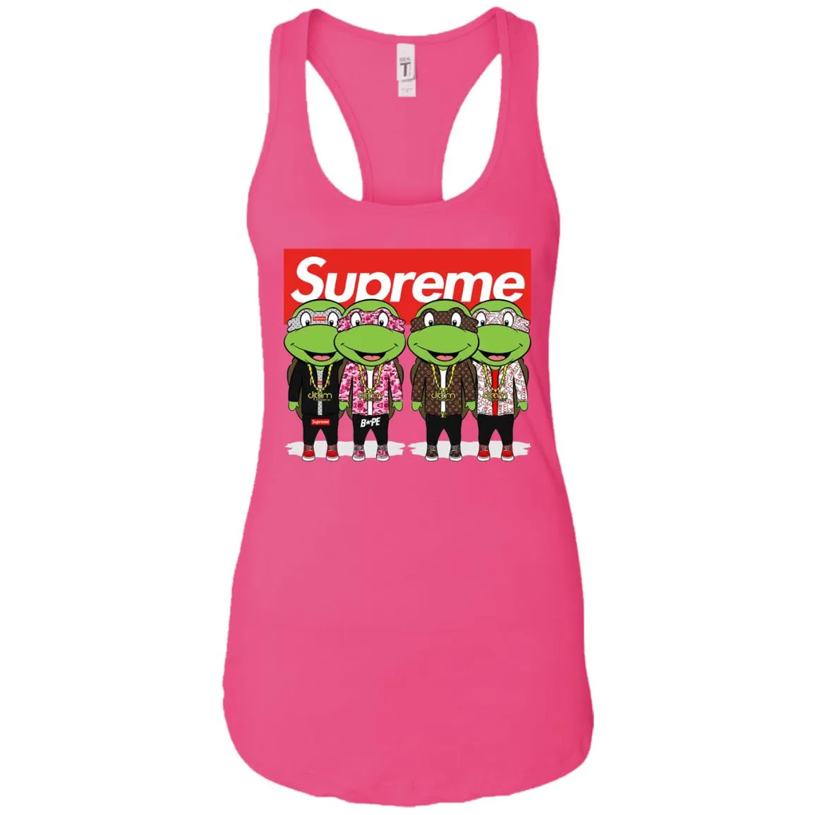 Supreme Turtle T-shirt Women Tank Top