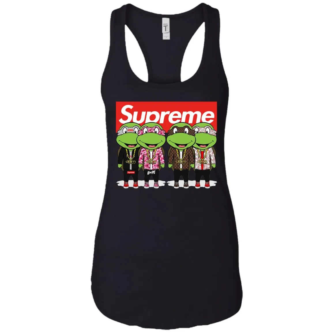 Supreme Turtle T-shirt Women Tank Top